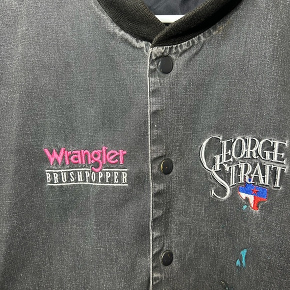 Vintage Wrangler BrushPopper George Straight Tour Country Music Jacket XL - Picture 9 of 12
